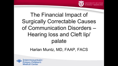 Thumbnail for Harlan Muntz, MD