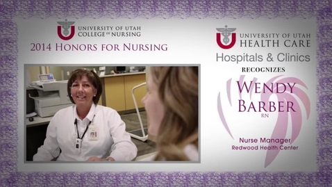 Thumbnail for Wendy Barber - University of Utah Health Care