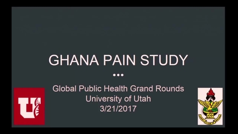 Thumbnail for Ghana Pain Study