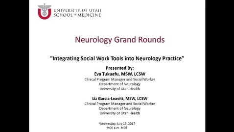 Thumbnail for Integrating Social Work Tools into Neurology Practice