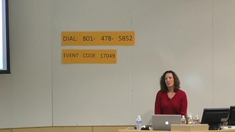 Thumbnail for 01/17/13 - Leah N. Torres - Postpartum Contraception:  An Update