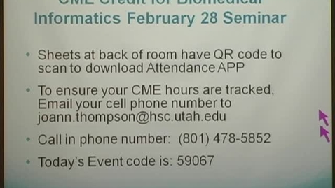 Thumbnail for Meaningful use: Experience at intermountain healthcare