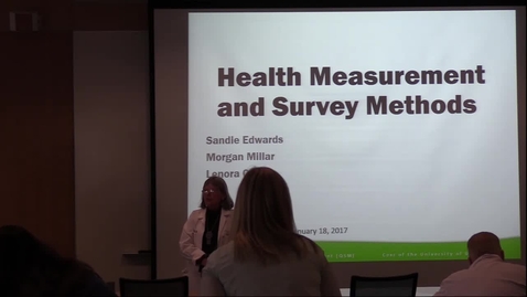 Thumbnail for Health measurement &amp; survey methods