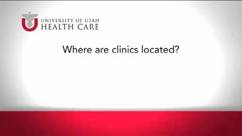 Thumbnail for Where are clinics located?