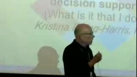 Thumbnail for Integrating Cognitive and Computer Science in pursuit of Clinical Decision Support Systems | Kristina Doing-Harris, Ph.D. | 2012-10-18