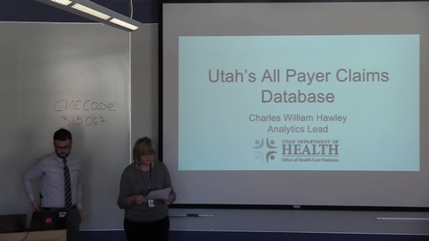 Thumbnail for BMI Graduate Seminar - Charles William Hawley