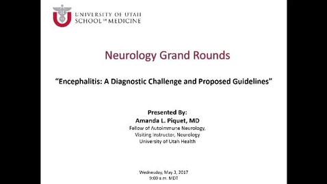 Thumbnail for Encephalitis: A Diagnostic Challenge and Proposed Guidelines / High-Resolution Vessel Wall MRI for the Identification of Cranial Neuropathies