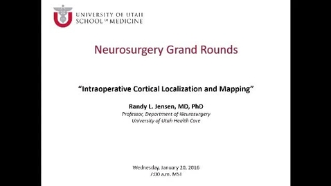 Thumbnail for Intraoperative Cortical Localization &amp; Mapping
