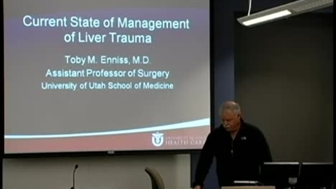 Thumbnail for Current state of management of Liver trauma October 21, 2011