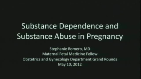 Thumbnail for Drug Abuse in Pregnancy