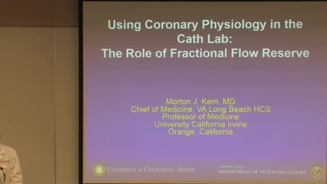 Thumbnail for Using coronary physiology in the cath lab: The role of fractional flow reserve
