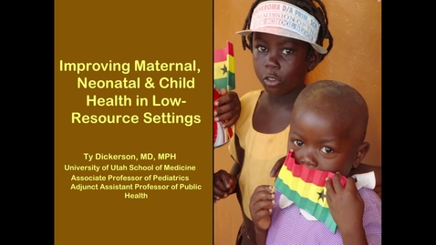 Thumbnail for Ty Dickerson, MD, MPH