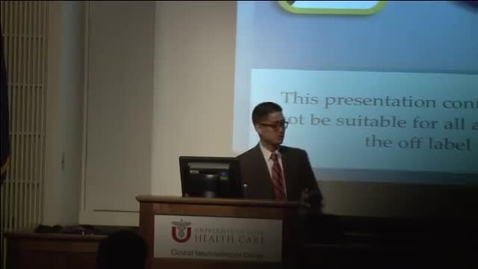 Thumbnail for Neurosurgery Grand Rounds 012914