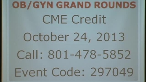 Thumbnail for 10/24/13 - Howard Sharp - Helping Patients w/ Dyspareunia