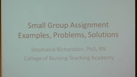 Thumbnail for 10/04/13 -  Stephanie Richardson