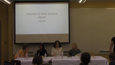 Thumbnail for entry Women In Data Science Panel 2019