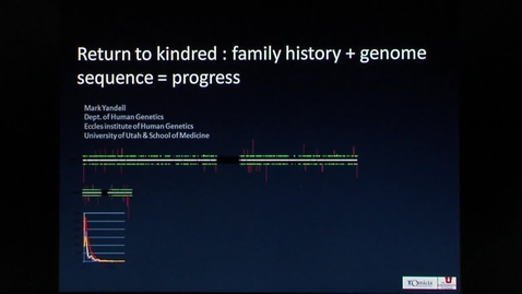 Thumbnail for entry Return to Kindred: Family History + Genome Sequence = Progress