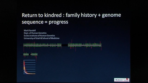 Thumbnail for Return to Kindred: Family History + Genome Sequence = Progress