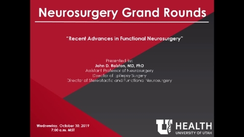 Thumbnail for Recent Advances in Functional Neurosurgery