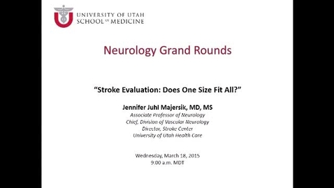 Thumbnail for Stroke Evaluation: Does One Size Fit All?
