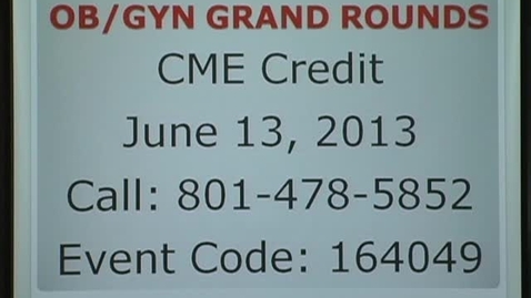 Thumbnail for 06/13/13 - Calla Holmgren - Is there a pill for this? Selective serotonin reuptake inhibitors &amp; pregnancy