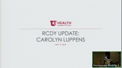 Thumbnail for 5/1/19 Research Resident Update