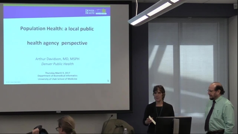 Thumbnail for BMI Graduate Seminar - Arthur Davidson