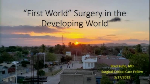 Thumbnail for 3/27/19 Surgical Critical Care Fellows