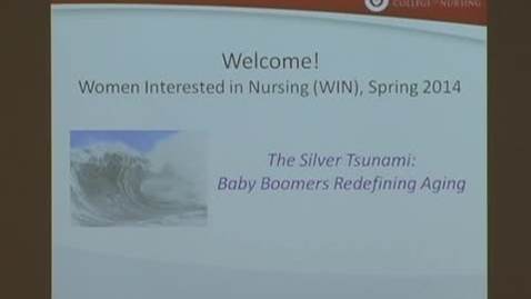 Thumbnail for entry Women Interested in Nursing - March 17th, 2014