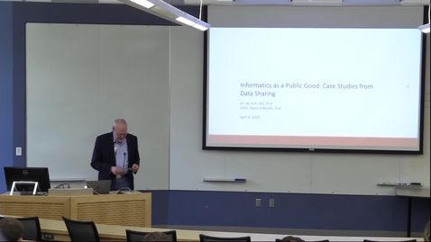 Thumbnail for Informatics as a Public Good: Case Studies from Data Sharing