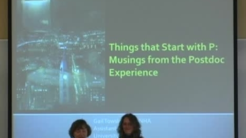 Thumbnail for Things that Start with P: Musings from the Postdoc Experience