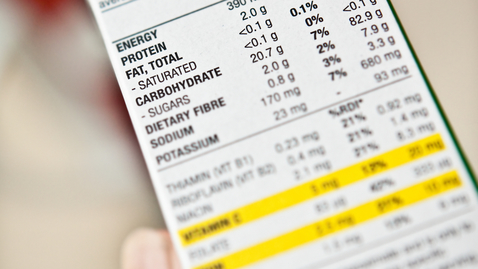 Thumbnail for entry 3 Things to Pay Attention to on a Nutrition Label