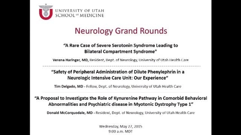 Thumbnail for Verena Halinger, MD; Tim Delgado, MD; Donald McCorquodale, MD