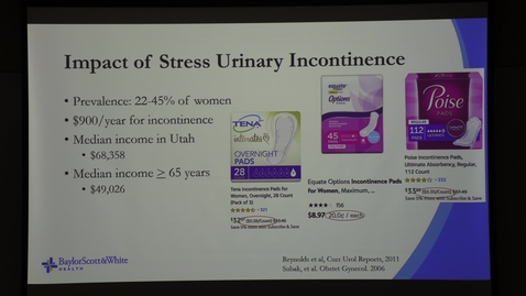 Thumbnail for Stress urinary incontinence: Is there a future  we don't have mesh?