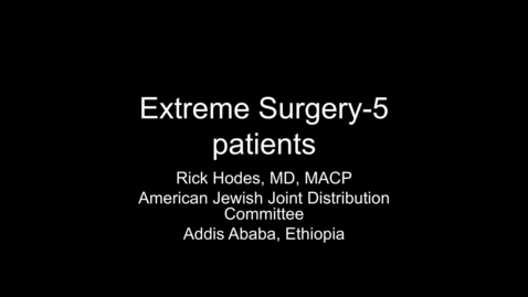 Thumbnail for entry Rick Hodes, MD, MACP