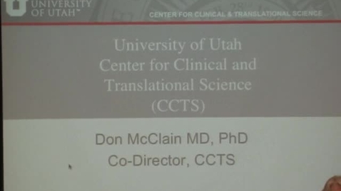 Thumbnail for U of U center for clinical &amp; translational science