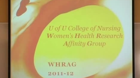 Thumbnail for WHRAG Research, Projects, and Experiences, 2011