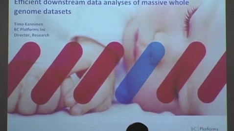 Thumbnail for Efficient downstream data analyses of whole genome data sets