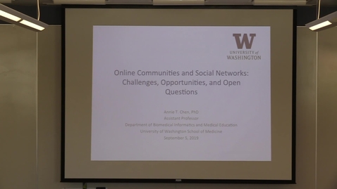 Thumbnail for entry Online Communities and Social Networks: Challenges, Opportunities, and Open Questions