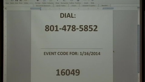 Thumbnail for 01/16/14 - Alan Tita - Cesarean section Optimal Antibiotic Prophylaxis