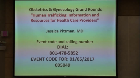 Thumbnail for Human trafficking: information &amp; resources for health care providers