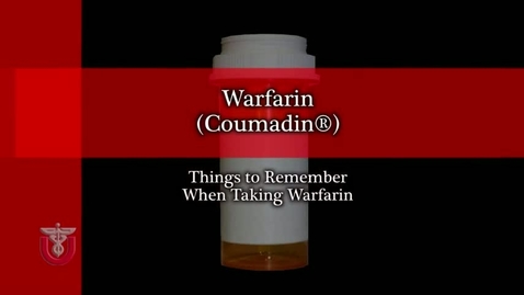 Thumbnail for Warfarin video (Blood Clot Prevention)