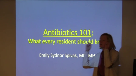 Thumbnail for entry Antibiotics 101