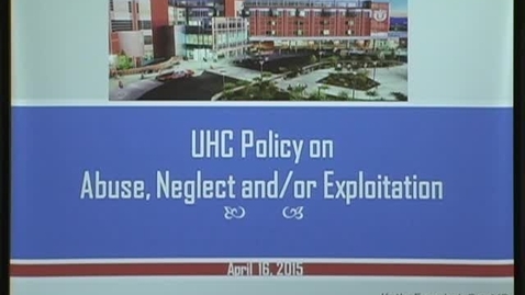 Thumbnail for UHC Policy on Abuse, Neglect and/or Exploitation