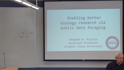 Thumbnail for BMI Graduate Seminar - Stephen Piccolo