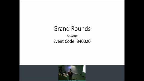 Thumbnail for 12/6/19 Dermatology from the Desert