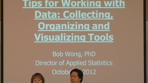 Thumbnail for Tips for Working with Data: Collecting, Organizing and Visualizing Tools
