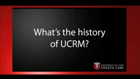 Thumbnail for What's the history of UCRM?