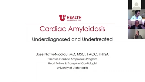 Thumbnail for Cardiac amyloidosis: underdiagnosed &amp; undertreated