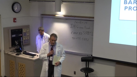 Thumbnail for Barrett's ablation: proof of concept to proof / Eosinophilic esophagitis: clinical to translational &amp; back